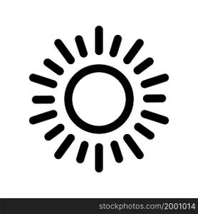 Illustration Vector Graphic of Sun icon