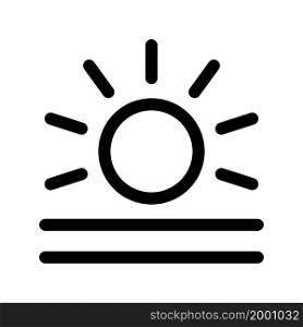 Illustration Vector Graphic of Sunrise icon