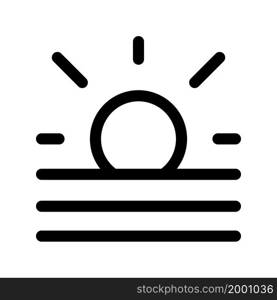 Illustration Vector Graphic of Sunrise icon