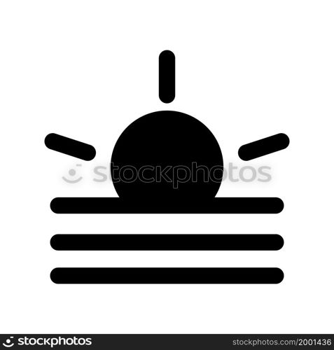 Illustration Vector Graphic of Sunrise icon