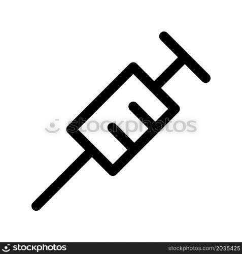 Illustration Vector Graphic of Syringe Icon Design
