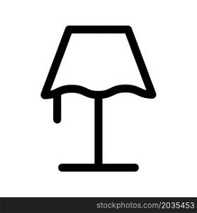 Illustration Vector Graphic of Table Lamp Icon Design