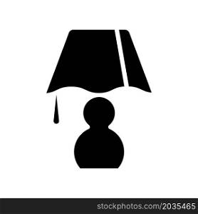 Illustration Vector Graphic of Table Lamp Icon Design