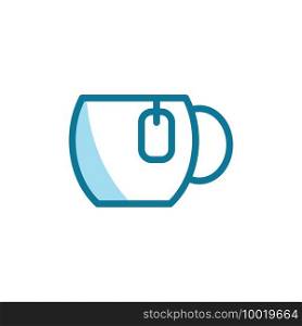 Illustration Vector graphic of teacup icon template