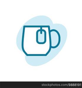 Illustration Vector graphic of teacup icon template