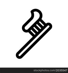Illustration Vector Graphic of Toothbrush Icon Design