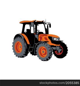 Illustration Vector Graphic of Tractor