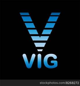 Illustration Vector Graphic of V logo Design