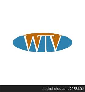 Illustration Vector Graphic of W T V logotype design