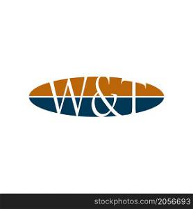Illustration Vector Graphic of W T V logotype design