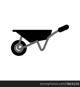 Illustration Vector Graphic of Wheelbarrow icon design