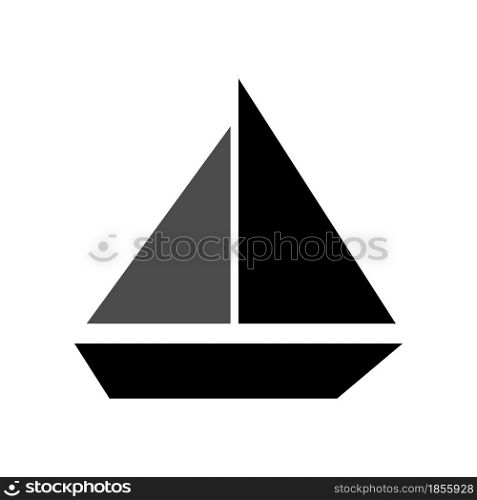 Illustration Vector Graphic of Yacht Icon Design