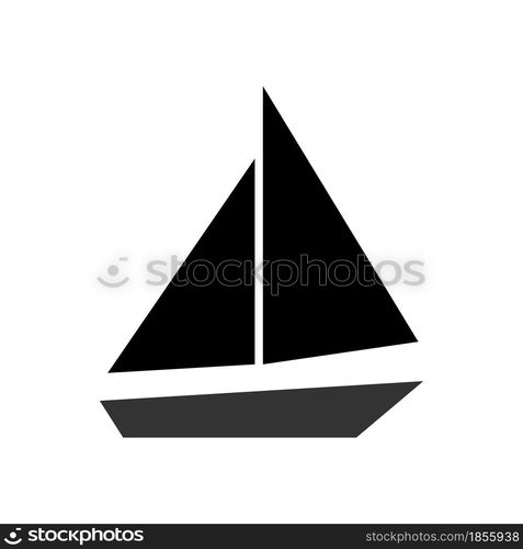 Illustration Vector Graphic of Yacht Icon Design