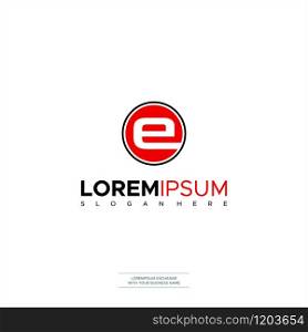 Illustration Vector Letter E Logo Icon Vector modern and elegant style design. business logo design template Design
