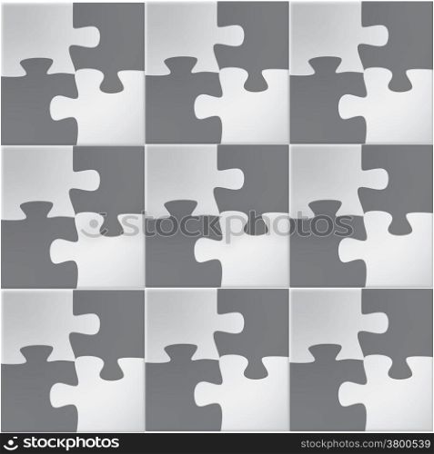 illustration vector of Abstract Jigsaw puzzle background