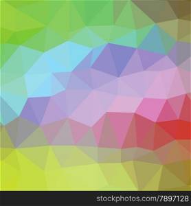 Illustration with abstract colorful background. Graphic Design Useful For Your Design.Polygonal background texture design on border.