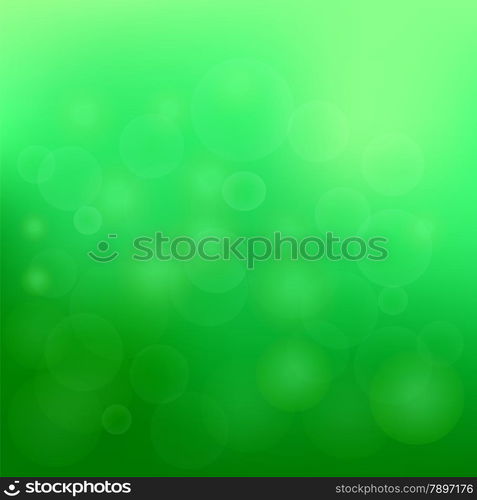 Illustration with abstract green background. Graphic Design Useful For Your Design. Blurred background texture design on border.