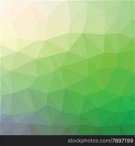illustration with abstract green background. Graphic Design Useful For Your Design.Green polygonal texture.