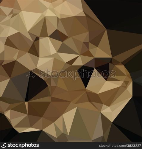 illustration with abstract poligonal background
