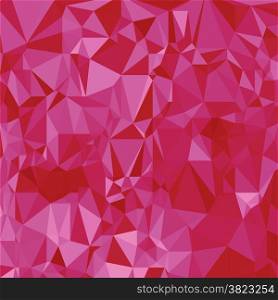 illustration with abstract polygonal pink background