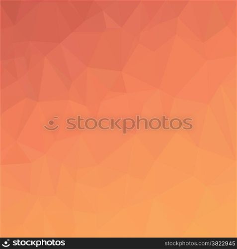 illustration with abstract red polygonal background