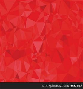 Illustration with abstract red polygonal background. Graphic Design Useful For Your Design. Vintage grunge background texture design on border.