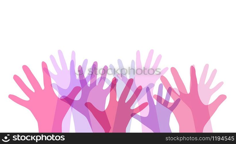 Illustration with transparent children&rsquo;s hands for your creativity. Illustration with transparent children&rsquo;s hands for your creativi