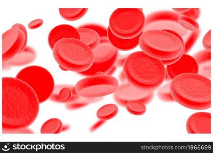 Illustrations of blood cells. Design element for poster, card, banner, flyer. Vector illustration