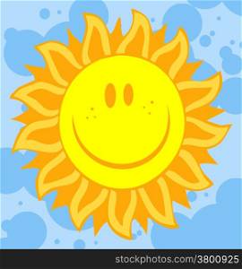 Illustrations Of Smiling Sun