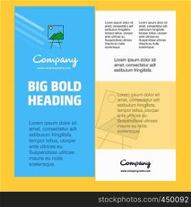 Image Business Company Poster Template. with place for text and images. vector background