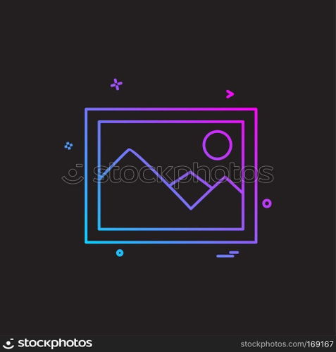 Image icon design vector 
