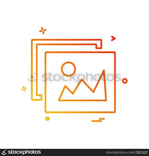 Image icon design vector