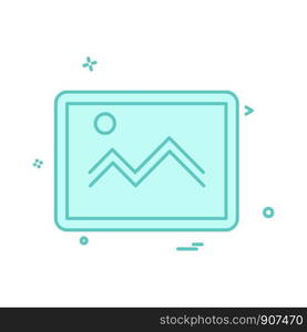 Image icon design vector