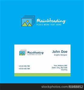 Image logo Design with business card template. Elegant corporate identity. - Vector