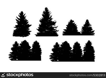 Image of Nature, Tree Silhouette. Vector Illustration EPS10. Image of Nature. Tree Silhouette. Vector Illustration