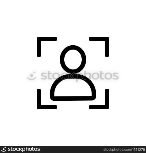 Image of the vector icon. A thin line sign. Isolated contour symbol illustration. Image of the vector icon. Isolated contour symbol illustration