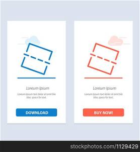 Image, Photo, Straighten Blue and Red Download and Buy Now web Widget Card Template