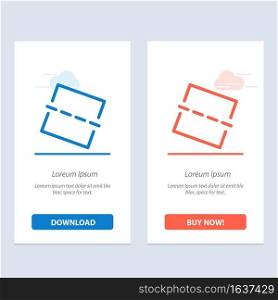 Image, Photo, Straighten  Blue and Red Download and Buy Now web Widget Card Template