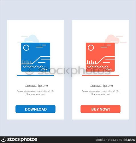 Image, Picture, Canada Blue and Red Download and Buy Now web Widget Card Template