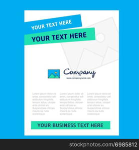 Image Title Page Design for Company profile ,annual report, presentations, leaflet, Brochure Vector Background