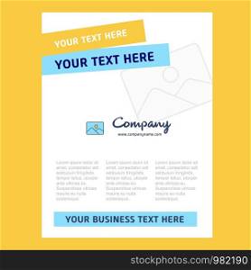 Image Title Page Design for Company profile ,annual report, presentations, leaflet, Brochure Vector Background