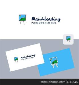 Image vector logotype with business card template. Elegant corporate identity. - Vector