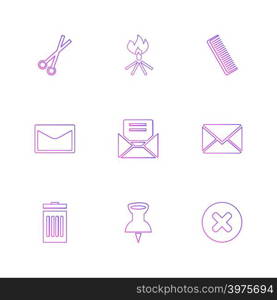 images , printer , messages , pin , clip , badge , clipboard , print , paper , icon, vector, design, flat, collection, style, creative, icons