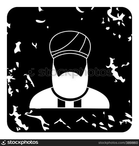 Imam icon. Grunge illustration of imam vector icon for web. Imam icon, grunge style