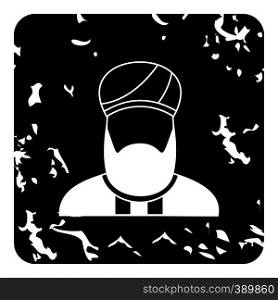Imam icon. Grunge illustration of imam vector icon for web. Imam icon, grunge style