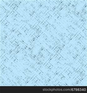 Imitation of old paper. Vector seamless pattern in blue color.