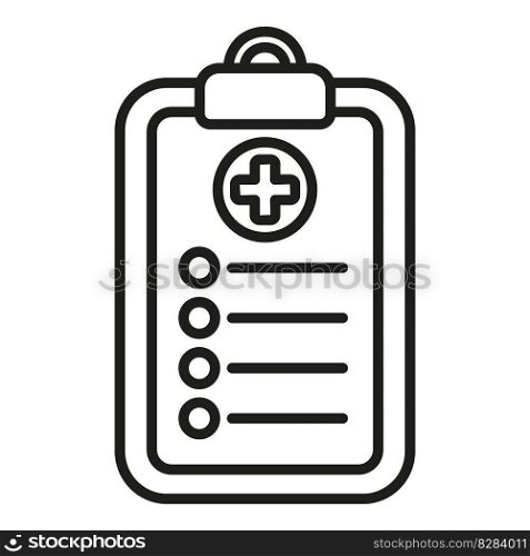 Immune board icon outline vector. System health. Body inspection. Immune board icon outline vector. System health