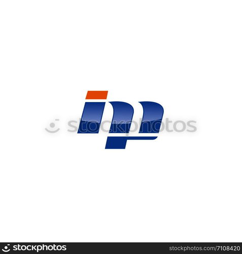 IMP letter vector, MP medical logo design illustration. IP icon.