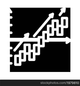 improvement business strategy glyph icon vector. improvement business strategy sign. isolated contour symbol black illustration. improvement business strategy glyph icon vector illustration
