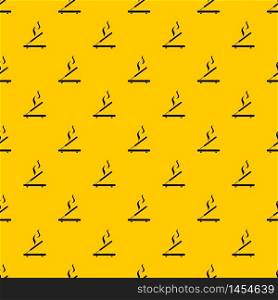 Incense sticks pattern seamless vector repeat geometric yellow for any design. Incense sticks pattern vector